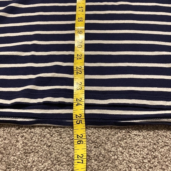 Ann Taylor LOFT Navy and White Striped Long Sleeve Top XL - Picture 15 of 15